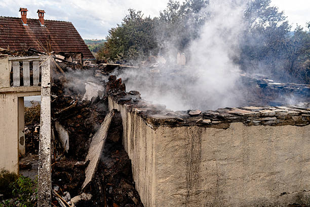 Professional Smoke Damage Removal technician working in Lorton, VA